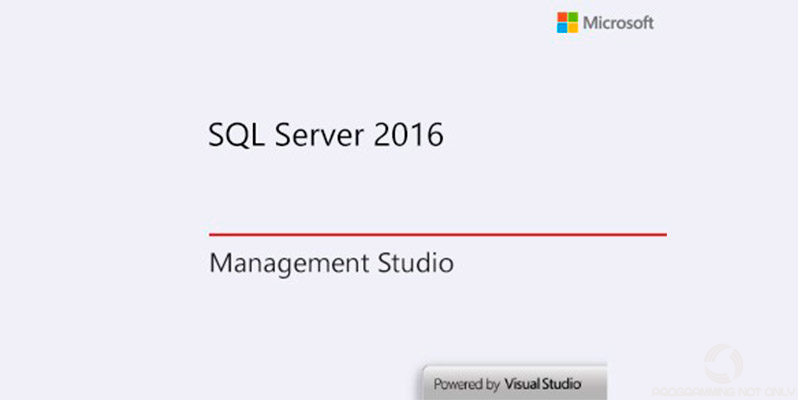 Microsoft SQL Server Management Studio 2016